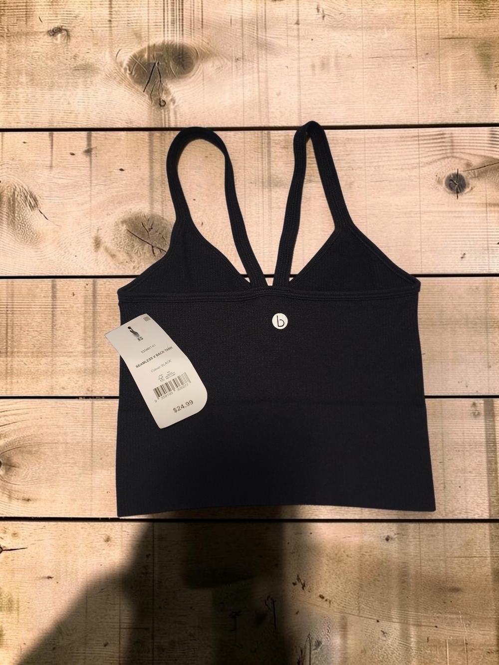 black tank top cotton on body XS